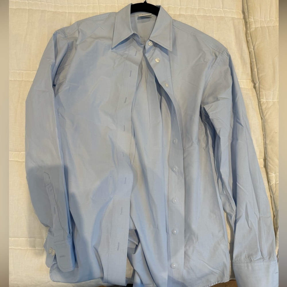 Aritzia Light Blue Button Down Shirt